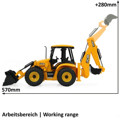 Excavadora Radio Control JCB 1:20 2,4GHz